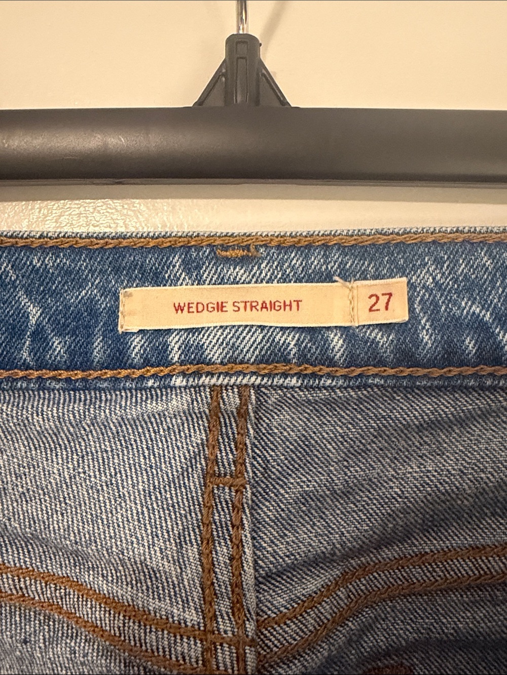 Levi Medium Blue Straight-Leg Jeans - Picture 2 of 3